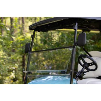 2014-Up EZGO TXT w/ Storm Body / MadJax XSeries 2022 - RedDot Clear Folding DOT Windshield