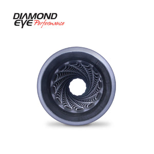 Diamond Eye RESONATOR 4in W/ ENDS (CLAMPED) AL
