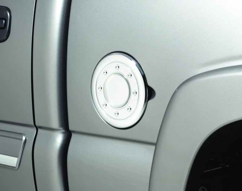 AVS 02-06 Cadillac Escalade Fuel Door Cover - Chrome
