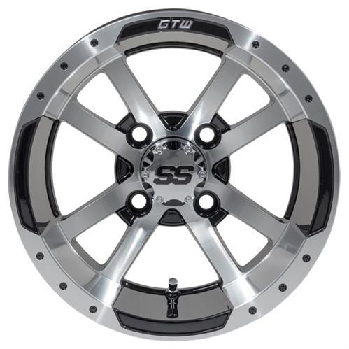 GTW® Storm Trooper 12″ Machined & Black Wheel (3:4 Offset)