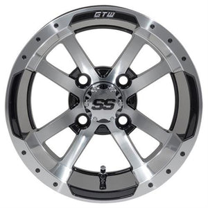 GTW® Storm Trooper 12″ Machined & Black Wheel (3:4 Offset)