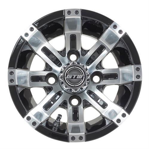 GTW&reg; Tempest 10&Prime; Machined & Black Wheel (3:4 Offset)