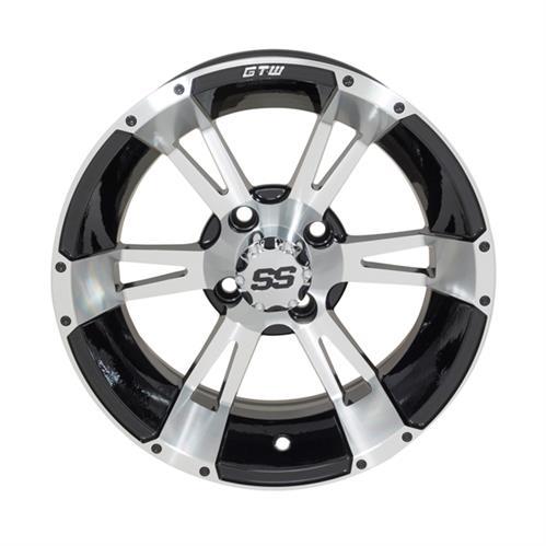 GTW® Yellow Jacket 14″ Machined & Black Wheel (3:4 Offset)