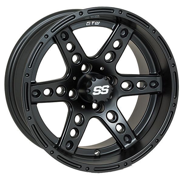 GTW&reg; Dominator 14x7 Matte Black Wheel (3:4 Offset)