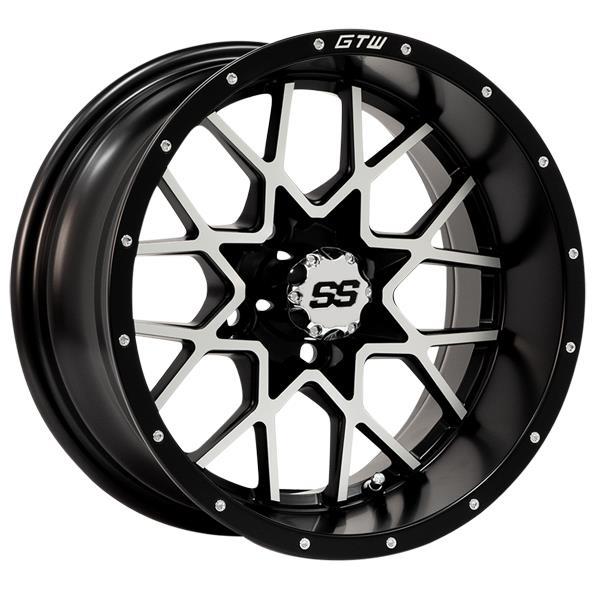 GTW® 14″ Vortex Wheel – Matte Black/Machined