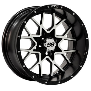 GTW® 14″ Vortex Wheel – Matte Black/Machined