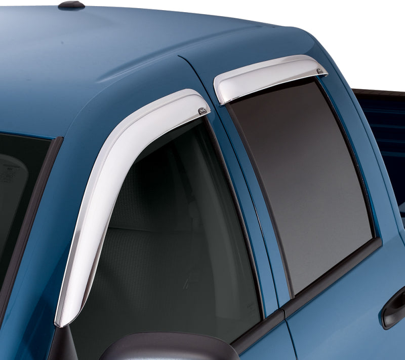 AVS 99-07 Chevy Silverado 1500 Ext. Cab Ventvisor Front & Rear Window Deflectors 4pc - Chrome