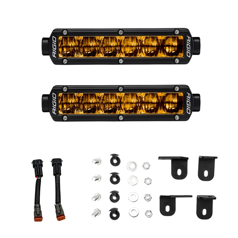 Rigid Industries 2022+ Toyota Tundra 6in SR-Series Selective Yellow Fo ...