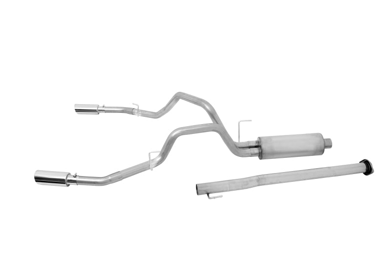 Gibson 15-19 Ford F-150 King Ranch 5.0L 3in/2.5in Cat-Back Dual Split Exhaust - Stainless