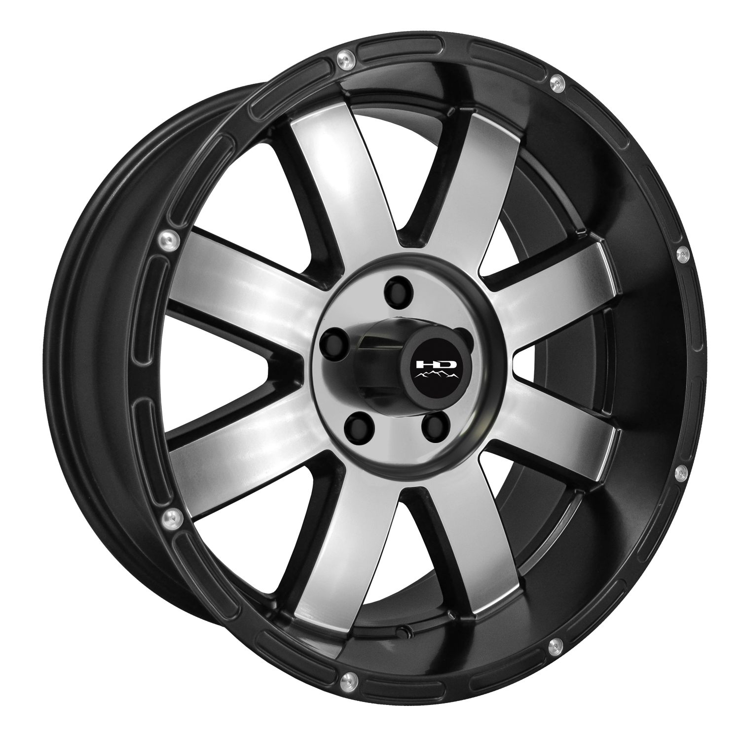 Remington® Off-Road - 8 Point - Offroad Truck & SUV - Part Number: EP201073-25SBM Wheel
