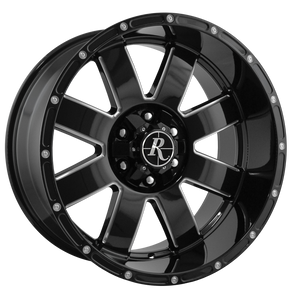 Remington® Off-Road - 8 Point - Offroad Truck & SUV - Part Number: EP201066-35GB-M Wheel