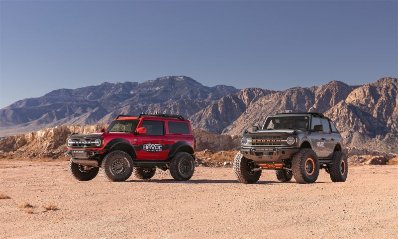 AVS 21-23 Ford Bronco 2/4Dr Excl. Raptor Low Profile Aeroskin Lightshi ...