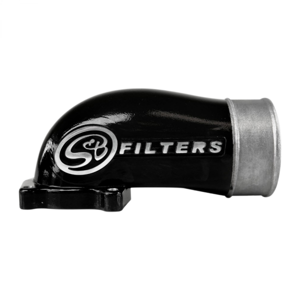 Intake Elbow 90 Degree With Cold Side Intercooler Piping and Boots For 05-07 Ford Powerstroke 6.0L S&B