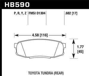 Hawk LTS Street Brake Pads