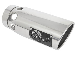 aFe Large Bore-HD 5 IN 409 SS DPF-Back Exhaust System w/Polished Tip 20-23 GM Truck V8-6.6L