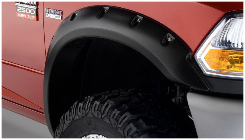 Bushwacker 10-18 Dodge Ram 2500 Pocket Style Flares 2pc - Black