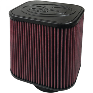 Air Filter For Intake Kits 75-1532, 75-1525 Oiled Cotton Cleanable Red S&B