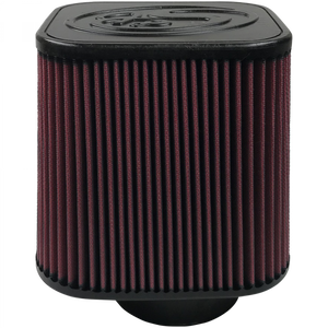 Air Filter For Intake Kits 75-1532, 75-1525 Oiled Cotton Cleanable Red S&B