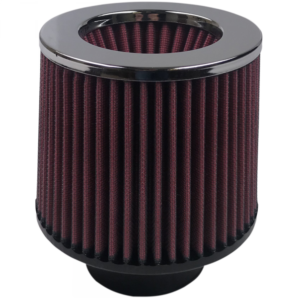 Air Filter For Intake Kits 75-1515-1,75-9015-1 Oiled Cotton Cleanable Red S&B