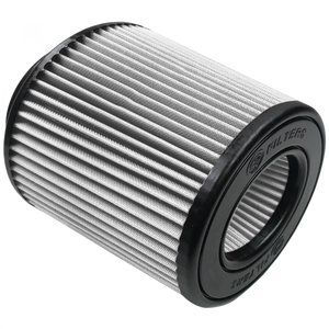 Air Filter For Intake Kits 75-5065,75-5058 Dry Extendable White S&B