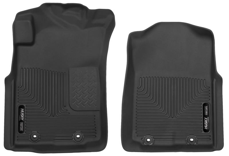 Husky Liners 12-14 Toyota Tacoma Pickup(Crew / Ext / Std Cab) X-Act Contour Black Front Floor Liners