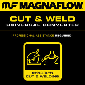 MagnaFlow Conv Univ 2/2.5 D/S Single O2 FED