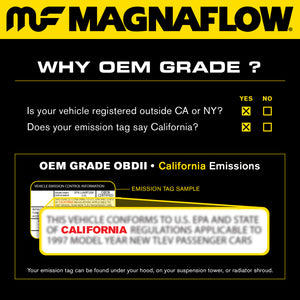 MagnaFlow Conv Direct Fit 15-17 Ford F150 V6 2.7L OEM Underbody