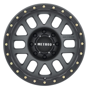 Method MR309 Grid 18x9 +18mm Offset 8x6.5 130.81mm CB Titanium/Black Street Loc Wheel