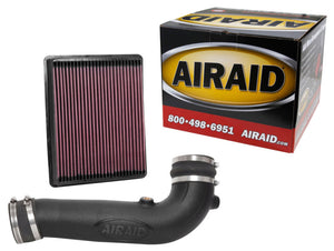 Airaid 17-18 GMC Sierra 1500/Yukon Denali 6.2L V8 F/I Airaid Jr Intake Kit - Oiled / Red Media